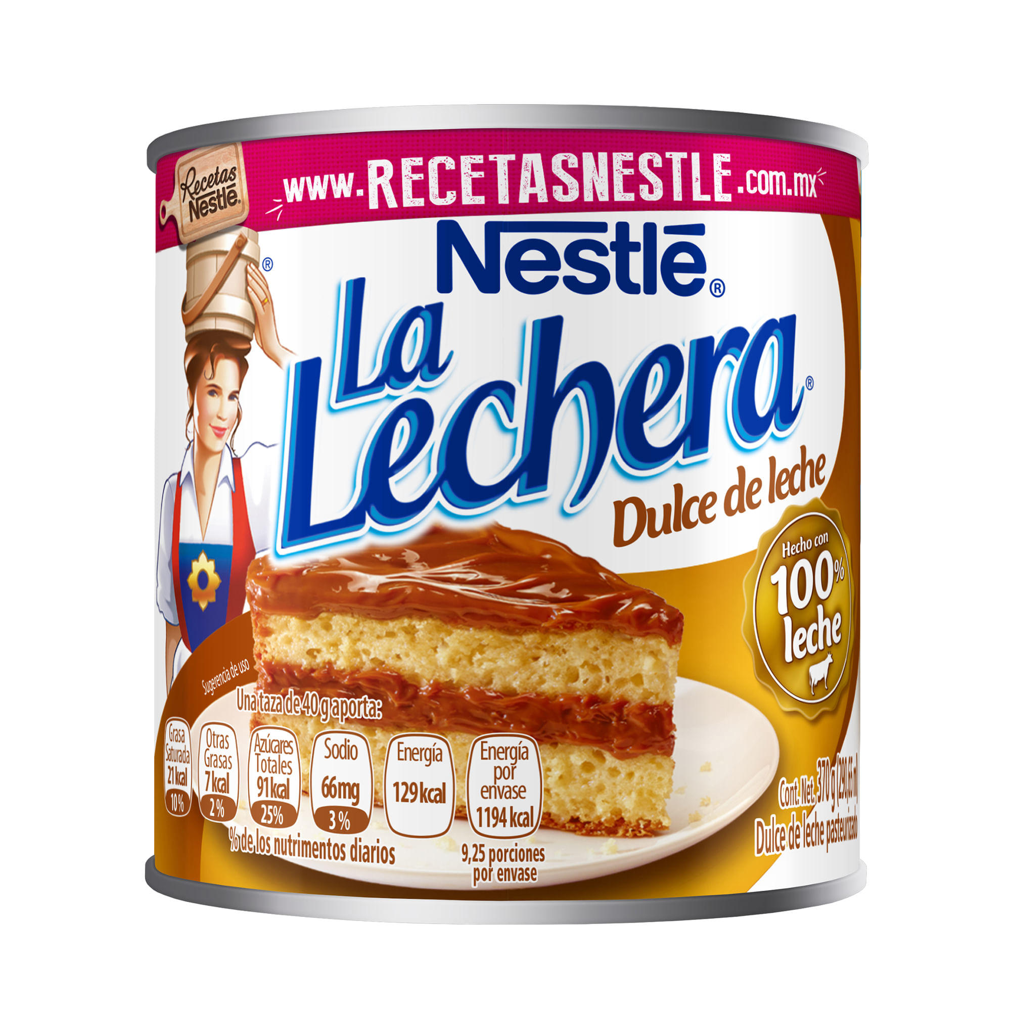 Comprar NESTLÉ LA LECHERA® Dulce de Leche Lata 370g | Walmart Nicaragua