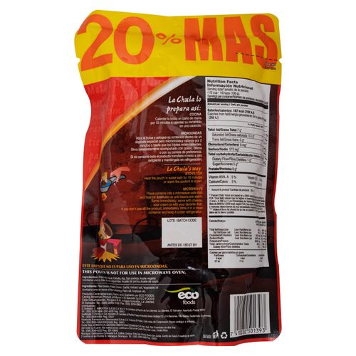 Frijoles La Chula Rojos Volteados - 480gr