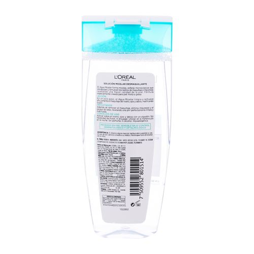 Agua Micelar Loreal Piel Grasa 200 Ml