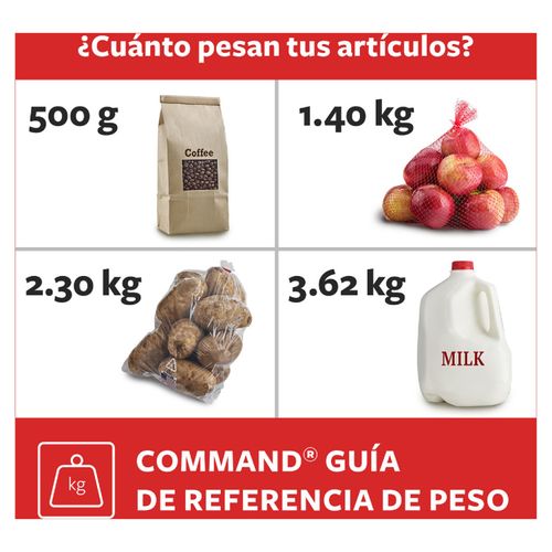 Mini Ganchos Command®, Transparentes