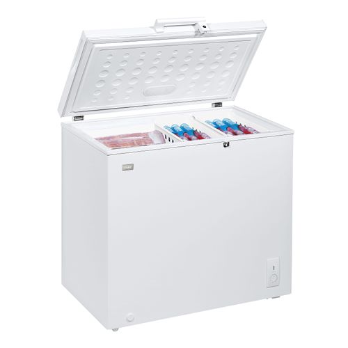 Congelador Horizontal Oster  Canasta Plastica Control Mecanico Interior Blanco Triple Funcion Congela Enfria Y Mantiene 200 Lt- 7 Pies Cubicos