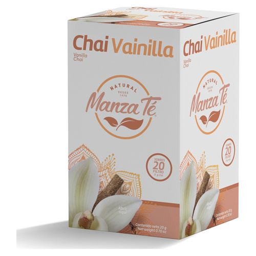 Te Chai Vainilla  Manzate Caja 2O Unidades - 20gr