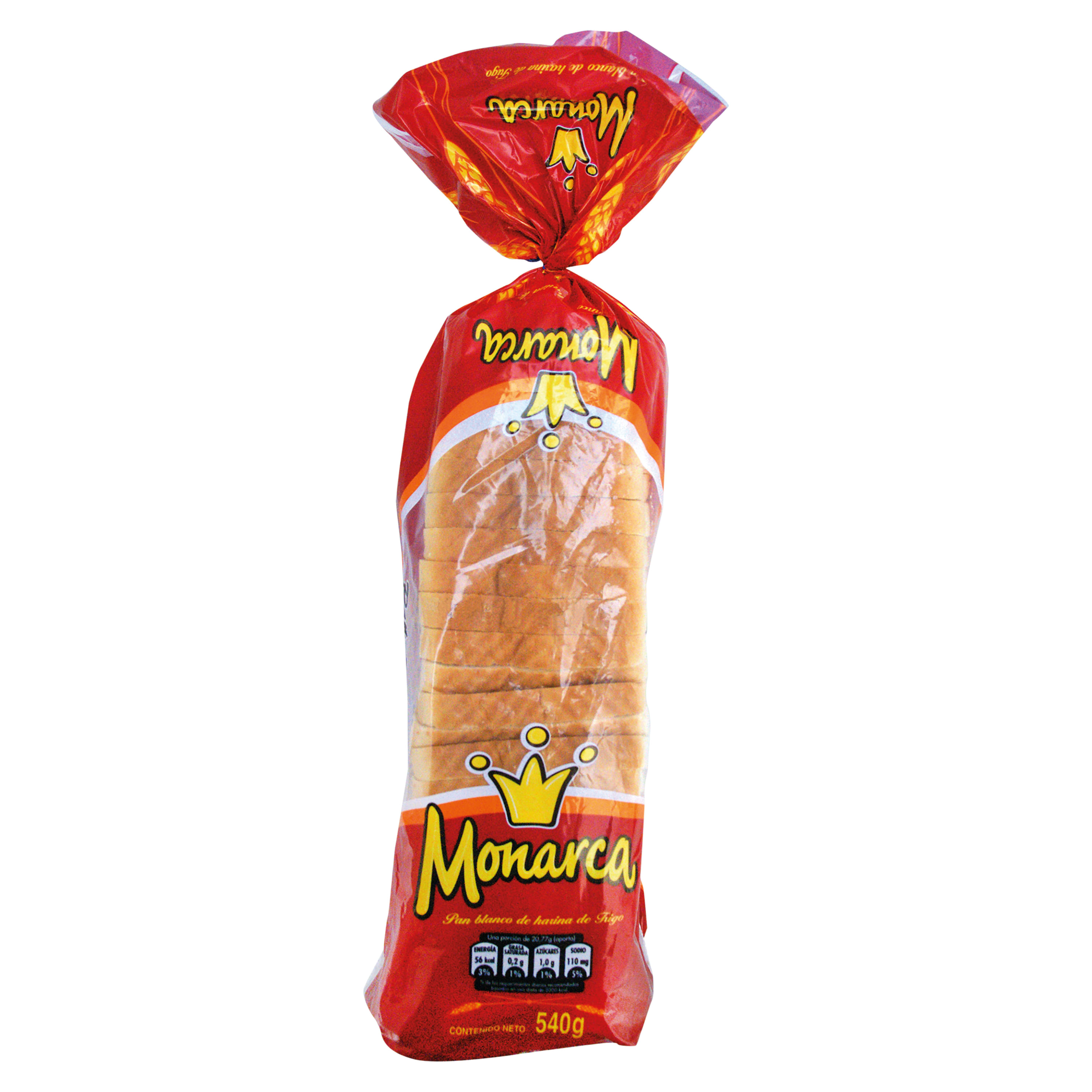 Comprar Pan De Molde Bimbo Monarca -540gr | Walmart Nicaragua