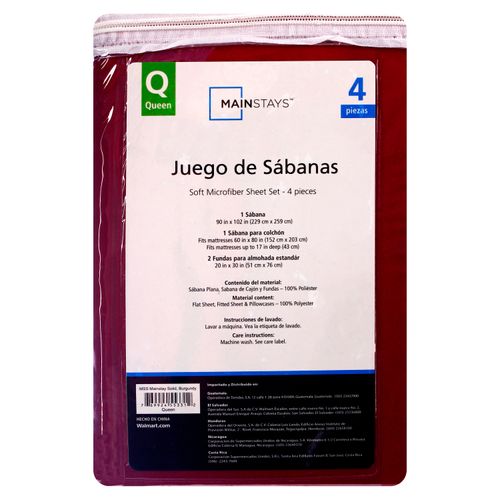 Set De Sabanas Mainstays Corinto Queen