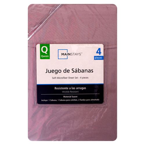 Set De Sabanas Mainstays Lila Queen