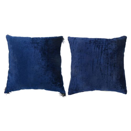 Cojin Azul Dorado 45X45Cm Wm