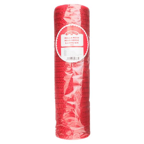 Malla Mesh Rojo Verde 5.4 Mts Wm