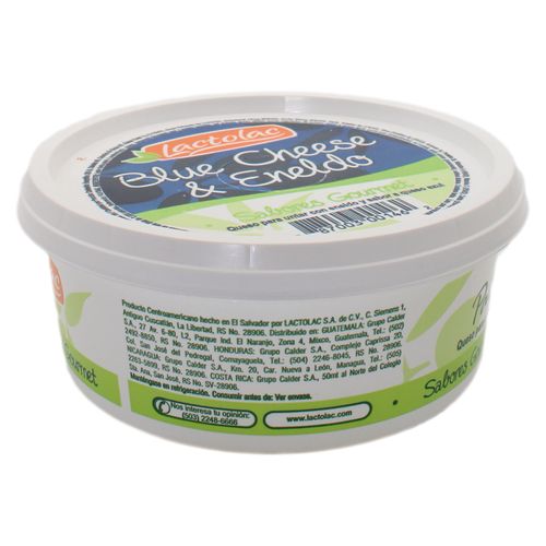 Queso Lactolac Para Untar Con Eneldo y Sabor a Queso Azul - 230 g