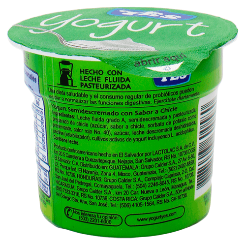 Yogurt Yes Kids Green Chicle - 100gr