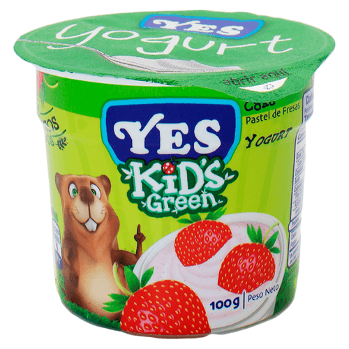 Yogurt Yes Kids Green Fresa - 100gr