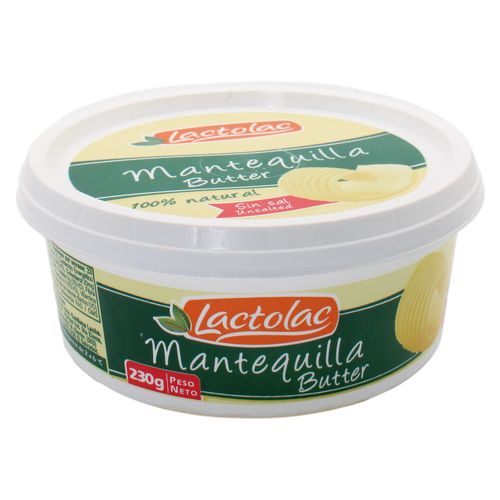Mantequilla Sin Sal Lactolac - 230gr