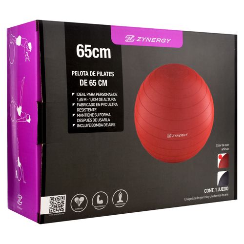 Pelota Zynergy Yoga Con Bomba -  65cm