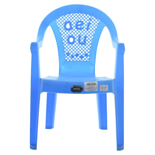 Silla Plástica Megaplast De Niño Color Celeste