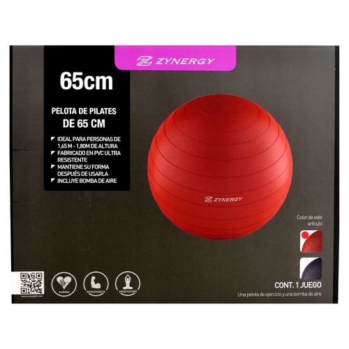 Pelota Zynergy Yoga Con Bomba -  65cm