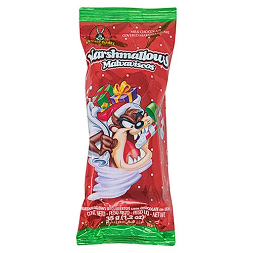 Marshmallows Looneytunes Barra Navidad - 35 g