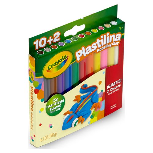 Plastilina Crayola De Colores - 12 Unidades