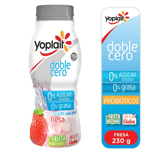 Yogurt Yoplait líquido light fresa - 230 g