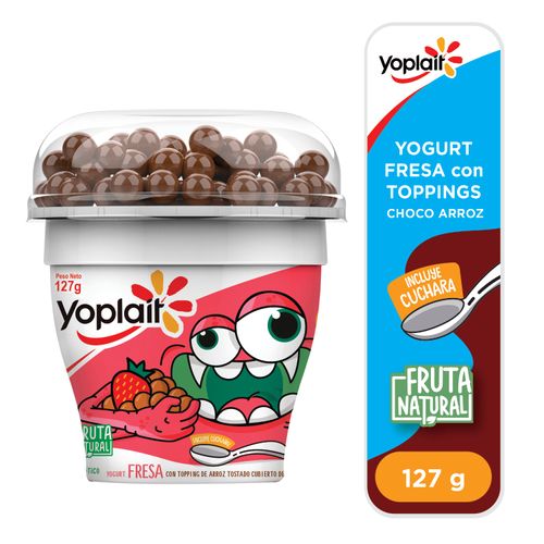 Yogurt Yoplait Topping Chocolate - 127Gr