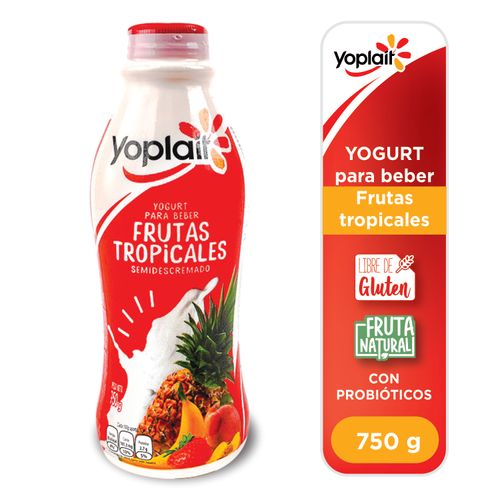 Yogurt Yoplait beber frutas tropicales - 750 g