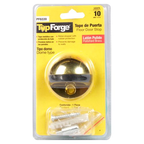 Tope Top Forge P Puerta Tipo Domo Laton