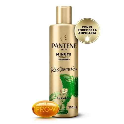 Shampoo Minute Miracle Pantene Pro-V Restauración - 270ml