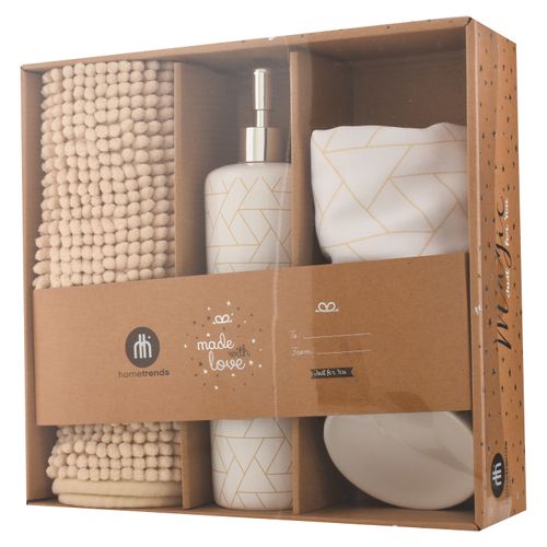 Set De Baño Mainstays Dorado 5 Piezas