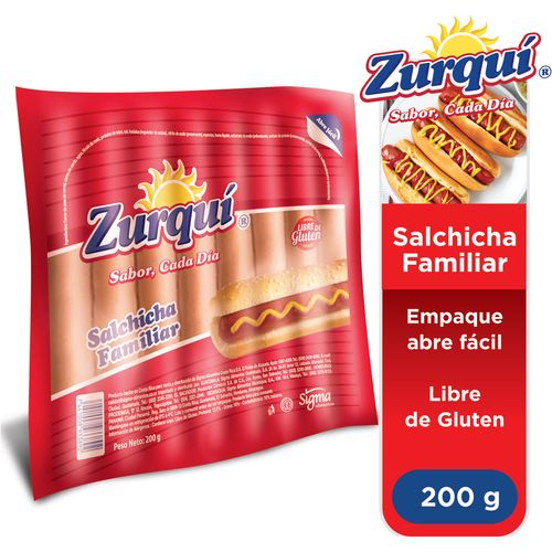 Salchicha Familiar Zurqui -200gr