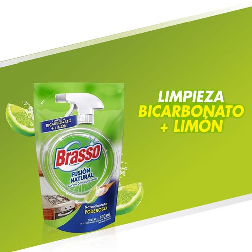 Limpiador Antigrasa Brasso Fusión Natural Doypack - 400ml