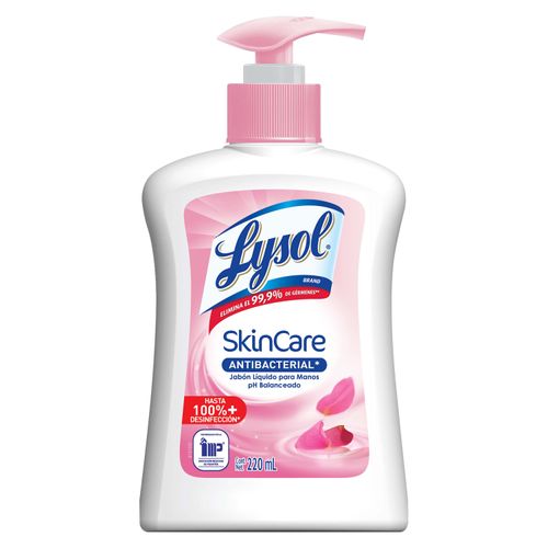 Jabón Líquido Para Manos Lysol Skin Care Envase - 220ml