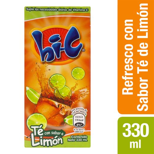 Refresco Hi-C Con Sabor A Te De Limón- 330ml