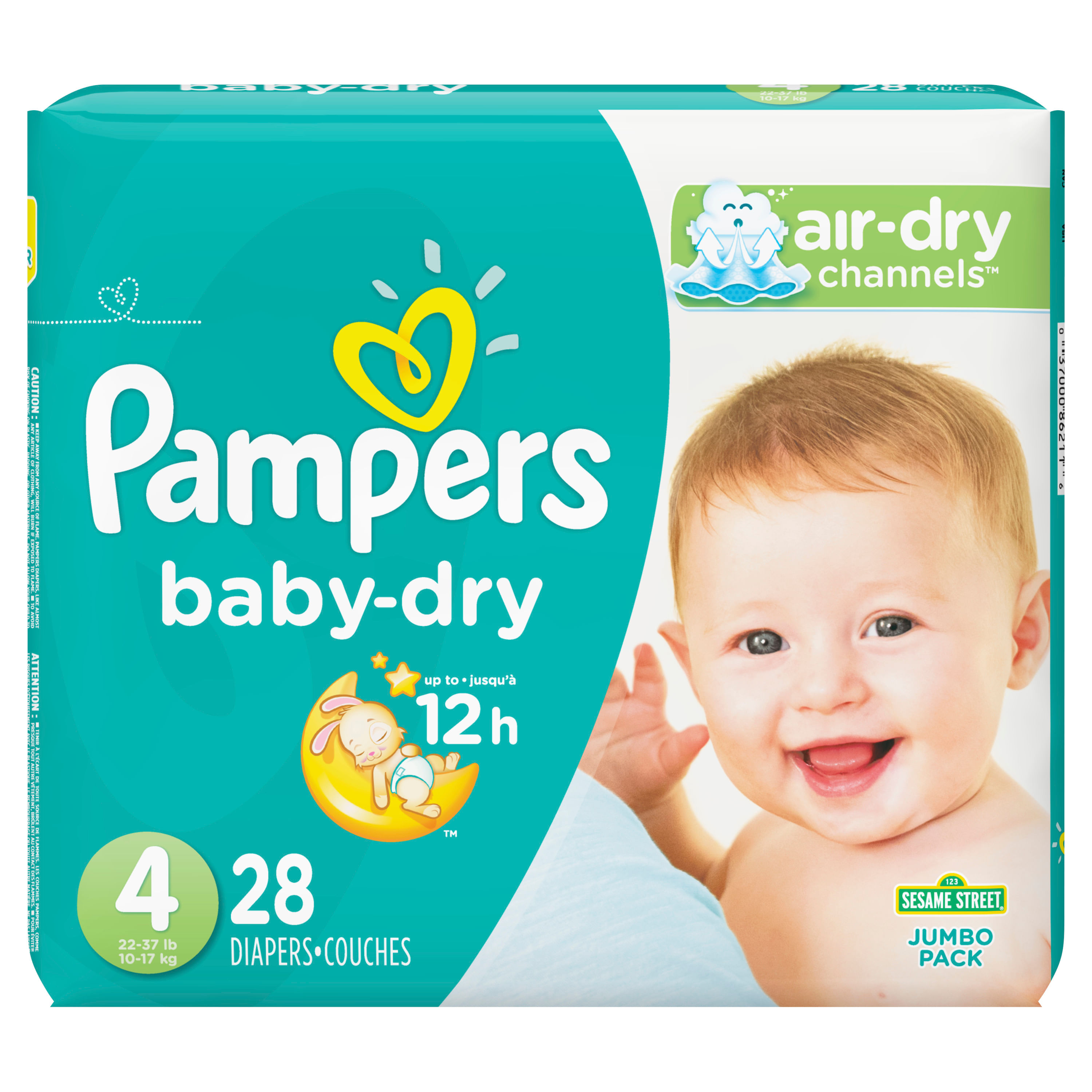 Pampers Baby Dry Talla 5, 78 Pañales