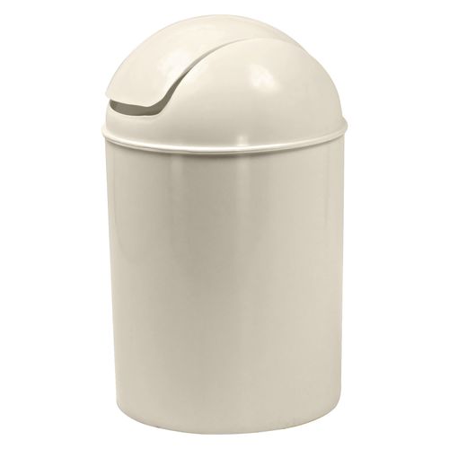 Basurero Guateplast Swing Mediano Con Tapa Marfil Tr. 0 - 20lt
