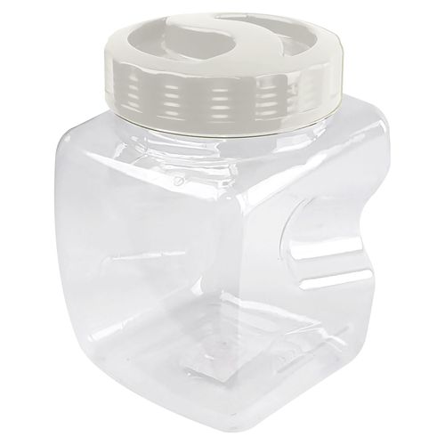 Contenedor Cuadrado Clear Tr (2 L) Guateplast Marfil Tr. 0