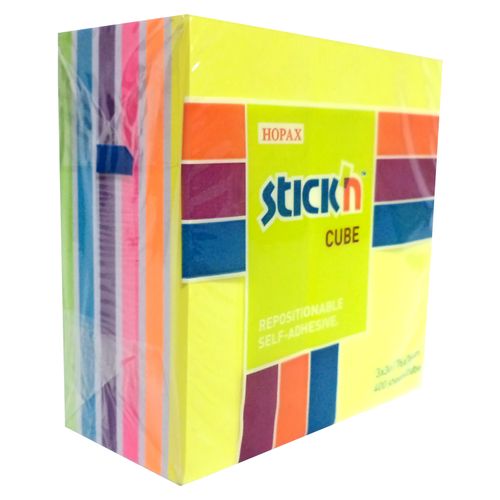 Notas adhesivas Stick colores neón