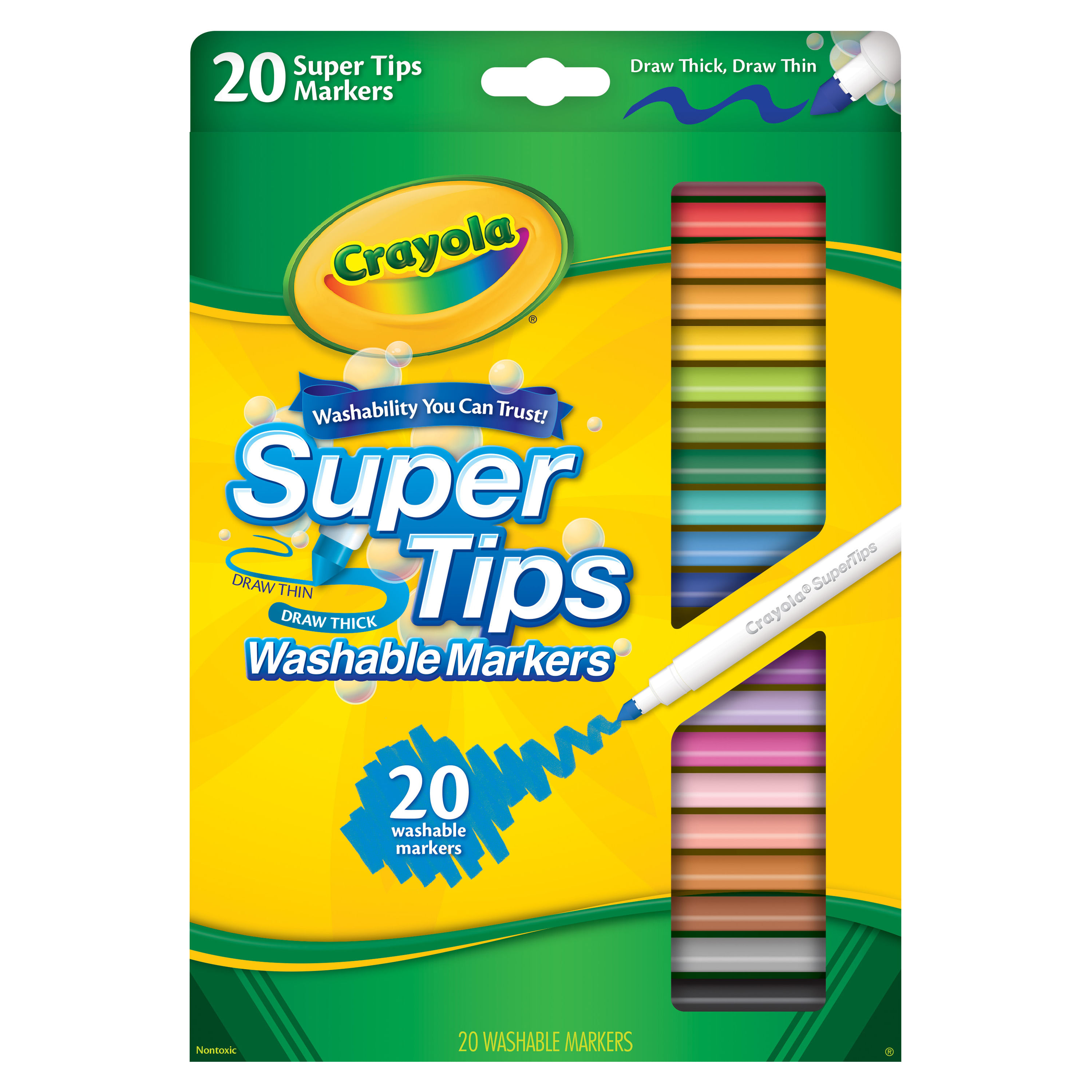 marcador-crayola-super-tip-20-unidades