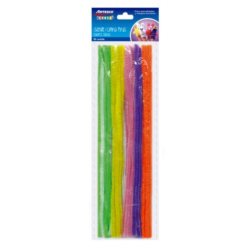 Limpia Pipas Artesco colores claros surtido - 30 Uds