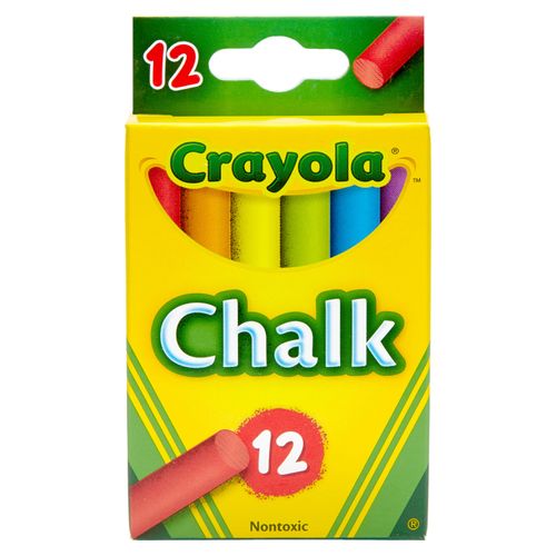 Tiza Crayola De Colores- 12 Unidades