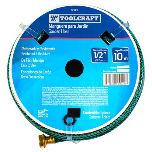 Manguera Toolcraft Reforzada- 12.7mmx10mts