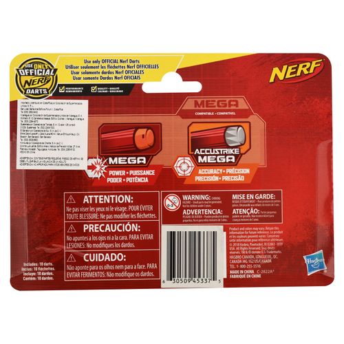 Mega Dardos Nerf Nstrike Elite - 10 dardos