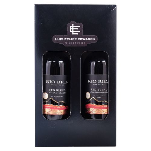 2 Pack De Vino Tinto Luis Felipe Edwards Rio Red Blend Pack- 1500ml