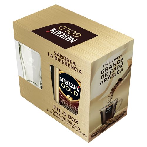 Café Nescafé Gold Bote Mas Taza - 100gr