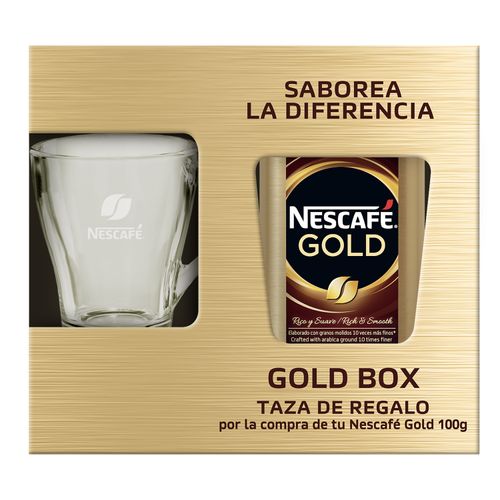 Café Nescafé Gold Bote Mas Taza - 100gr