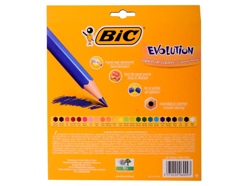 Lapiz-De-Color-Bic-Evolution-24-Unds-Y-2-Unds-Lapiz-Grafito-2-13856