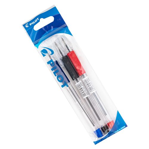 Pluma Stabilo Pilot Sgrip Punta Media Blis De 3