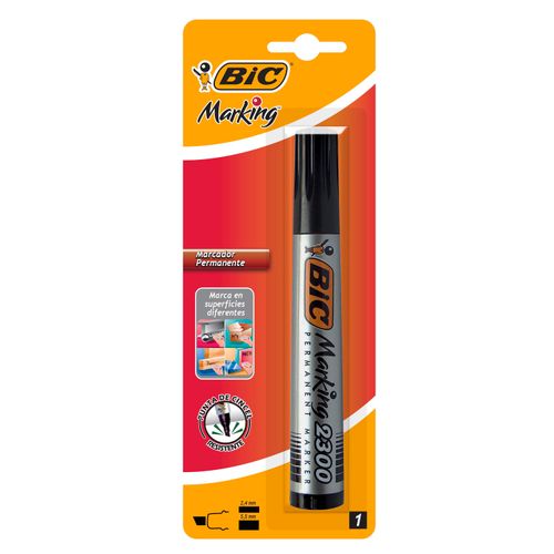 Marcador Permanente Bic 2300 Color Negro - 1 Unidad