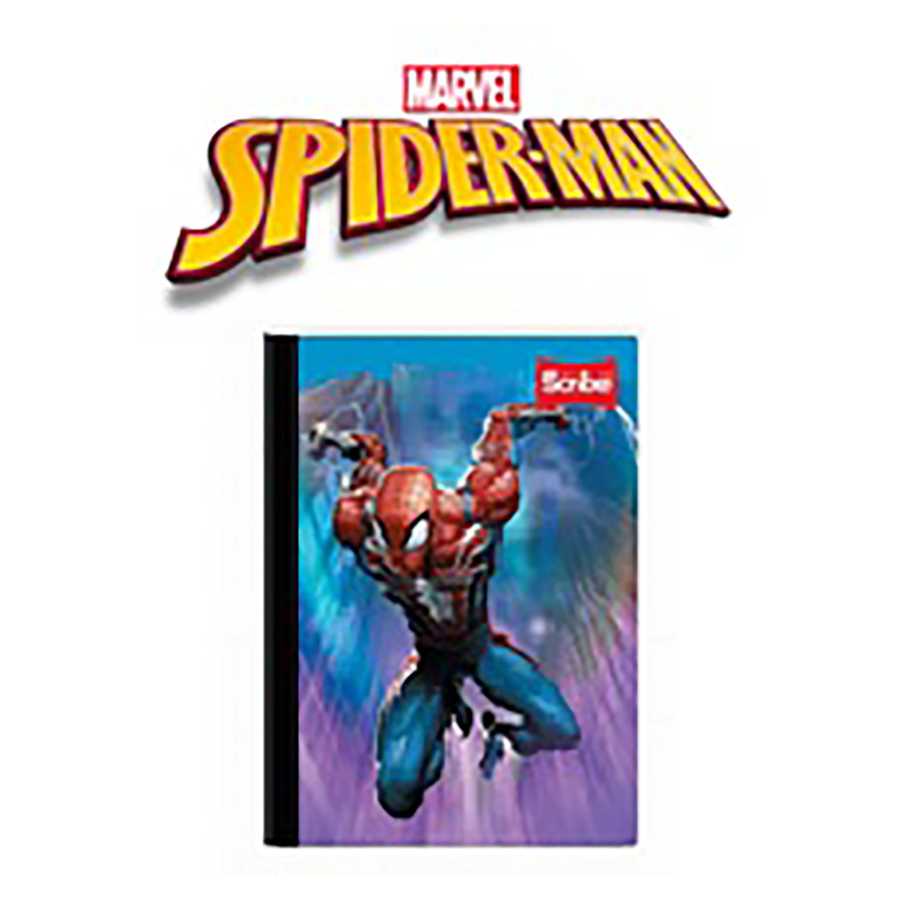 Cuaderno Scribe Cosido Cuadriculado Spiderman 36p-200 Hojas