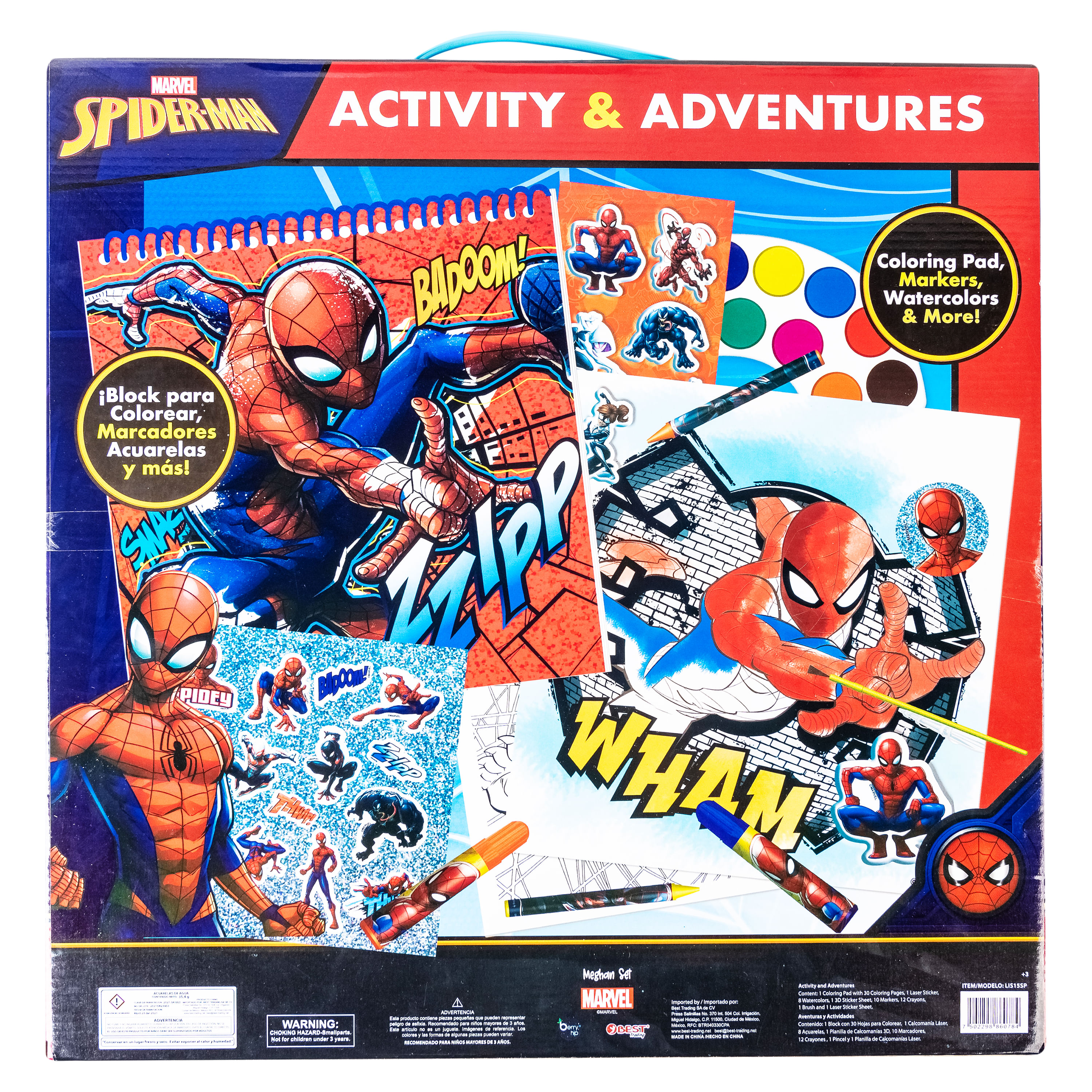 LIBRO MAGICO ACTIVIDADES C/48H SPIDERMAN