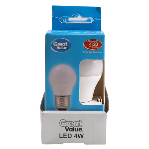 Bombillo Led G45 4W Luz Blanca