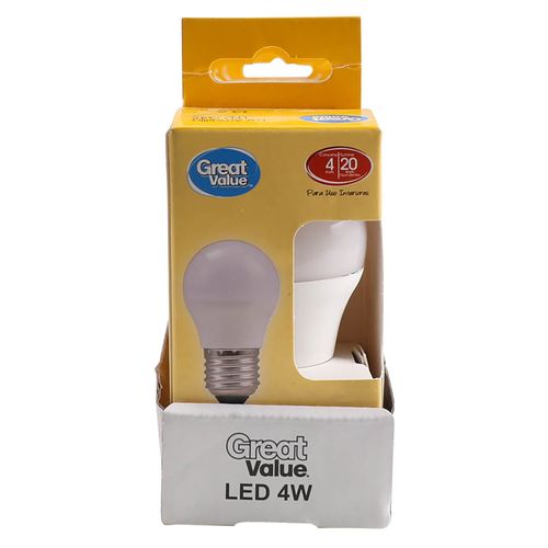 Bombillo Led G45 4W Luz Amarilla