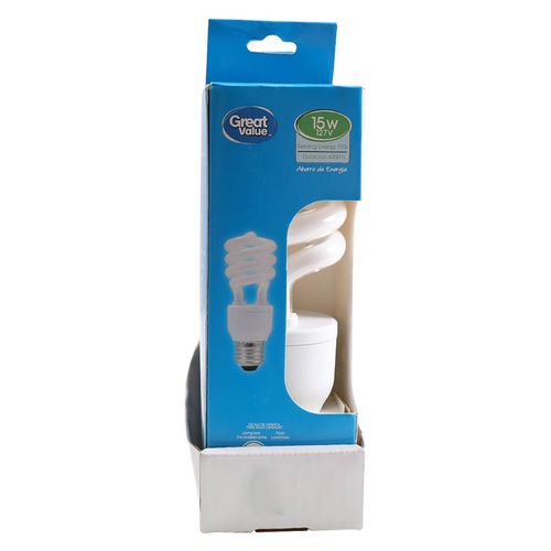 Ahorrador Espiral 15W Luz Blanca